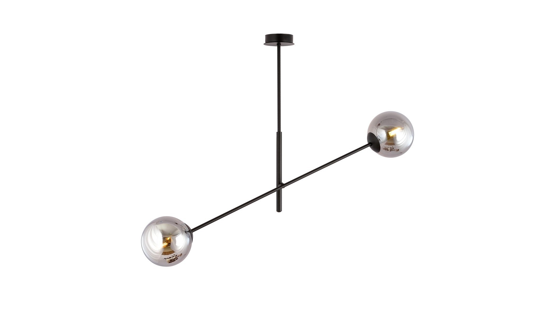 LAMPA SUFITOWA LINEAR 2-PUNKTOWA CZARNA/GRAFITOWA EMIBIG