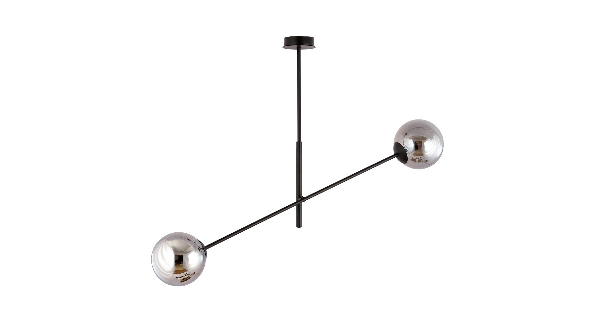 LAMPA SUFITOWA LINEAR 2-PUNKTOWA CZARNA/GRAFITOWA EMIBIG