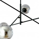 LAMPA SUFITOWA LINEAR 6-PUNKTOWA CZARNA/GRAFITOWA EMIBIG