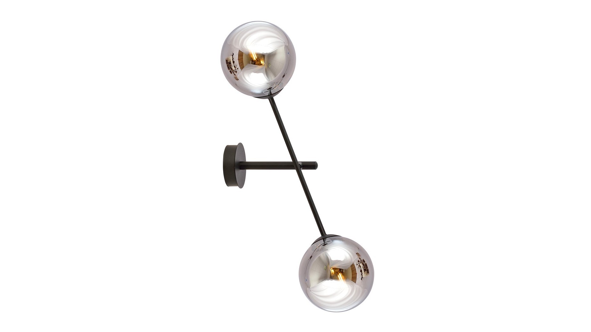 KINKIET LAMPA ŚCIENNA LINEAR K2 CZARNA/GRAFITOWA EMIBIG