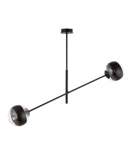 LAMPA SUFITOWA LINEAR 2-PUNKTOWA CZARNA/STRIPE EMIBIG