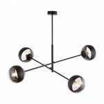 LAMPA SUFITOWA LINEAR 4-PUNKTOWA CZARNA/STRIPE EMIBIG