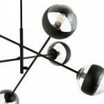 LAMPA SUFITOWA LINEAR 6-PUNKTOWA CZARNA/STRIPE EMIBIG