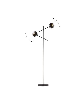 LAMPA PODŁOGOWA STOJĄCA LINEAR LP2 CZARNA/STRIPE EMIBIG