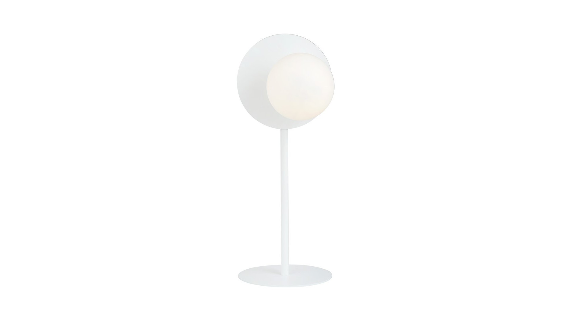 LAMPA BIURKOWA STOŁOWA OSLO LN BIAŁA/BIAŁA KULA EMIBIG