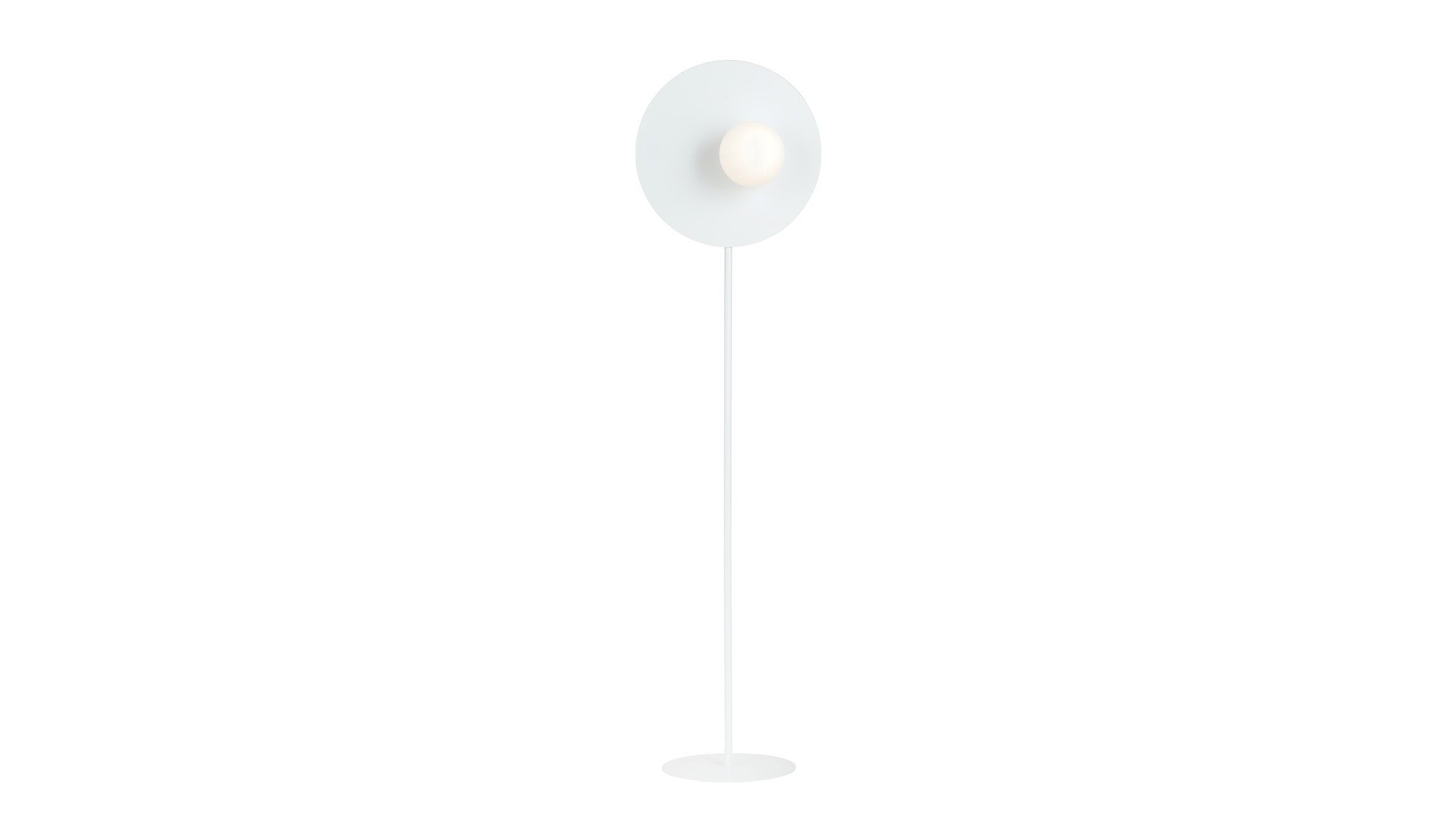 LAMPA PODŁOGOWA STOJĄCA OSLO LP BIAŁA/BIAŁA KULA EMIBIG