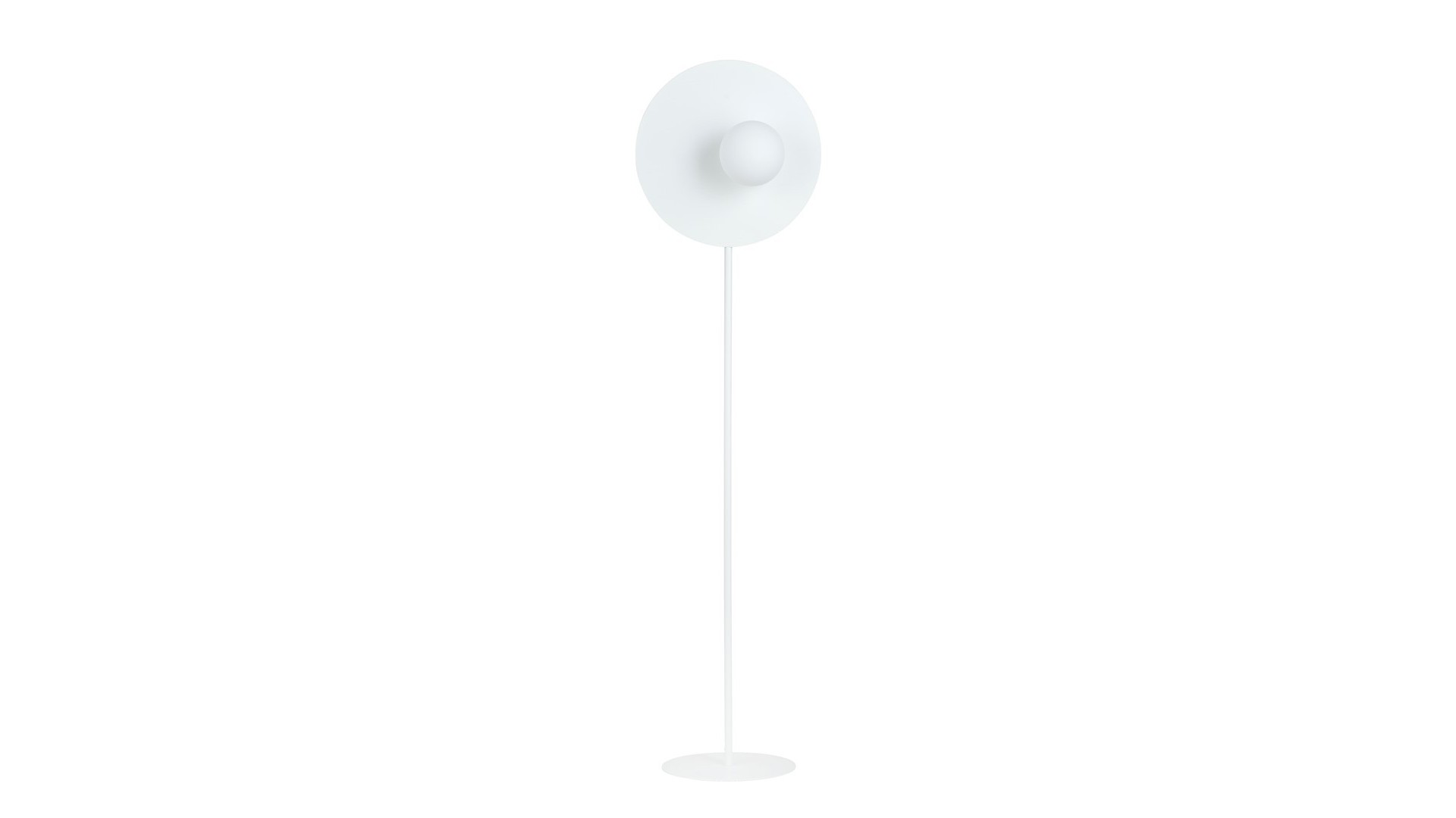 LAMPA PODŁOGOWA STOJĄCA OSLO LP BIAŁA/BIAŁA KULA EMIBIG