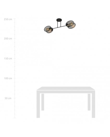 LAMPA SUFITOWA TALIA 2-PUNKTOWA EMIBIG