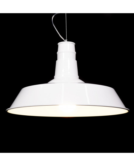 LAMPA WISZĄCA INDUSTRIALNA BIAŁA SAGGI