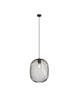 LAMPA WISZĄCA ONYX 1 CZARNA EMIBIG