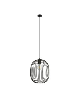 LAMPA WISZĄCA ONYX 1 CZARNA EMIBIG