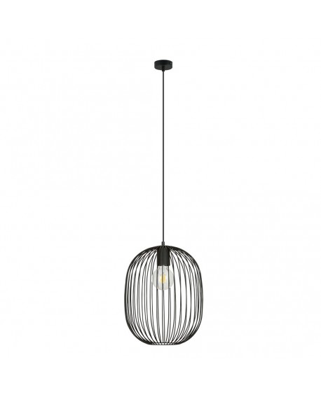 LAMPA WISZĄCA ONYX 1 CZARNA EMIBIG