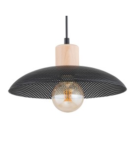 LAMPA WISZĄCA KOBE 1 CZARNA EMIBIG