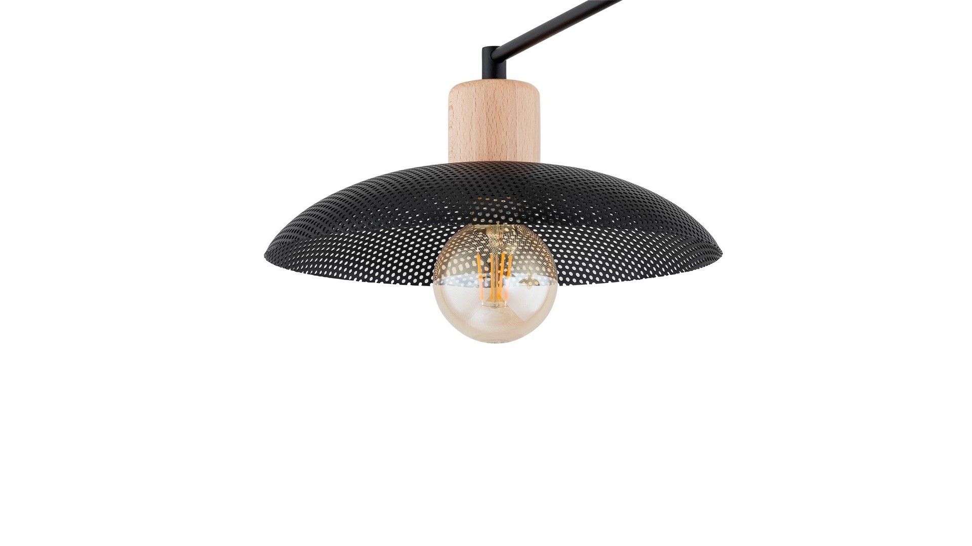 LAMPA SUFITOWA KOBE 2-PUNKTOWA CZARNA EMIBIG