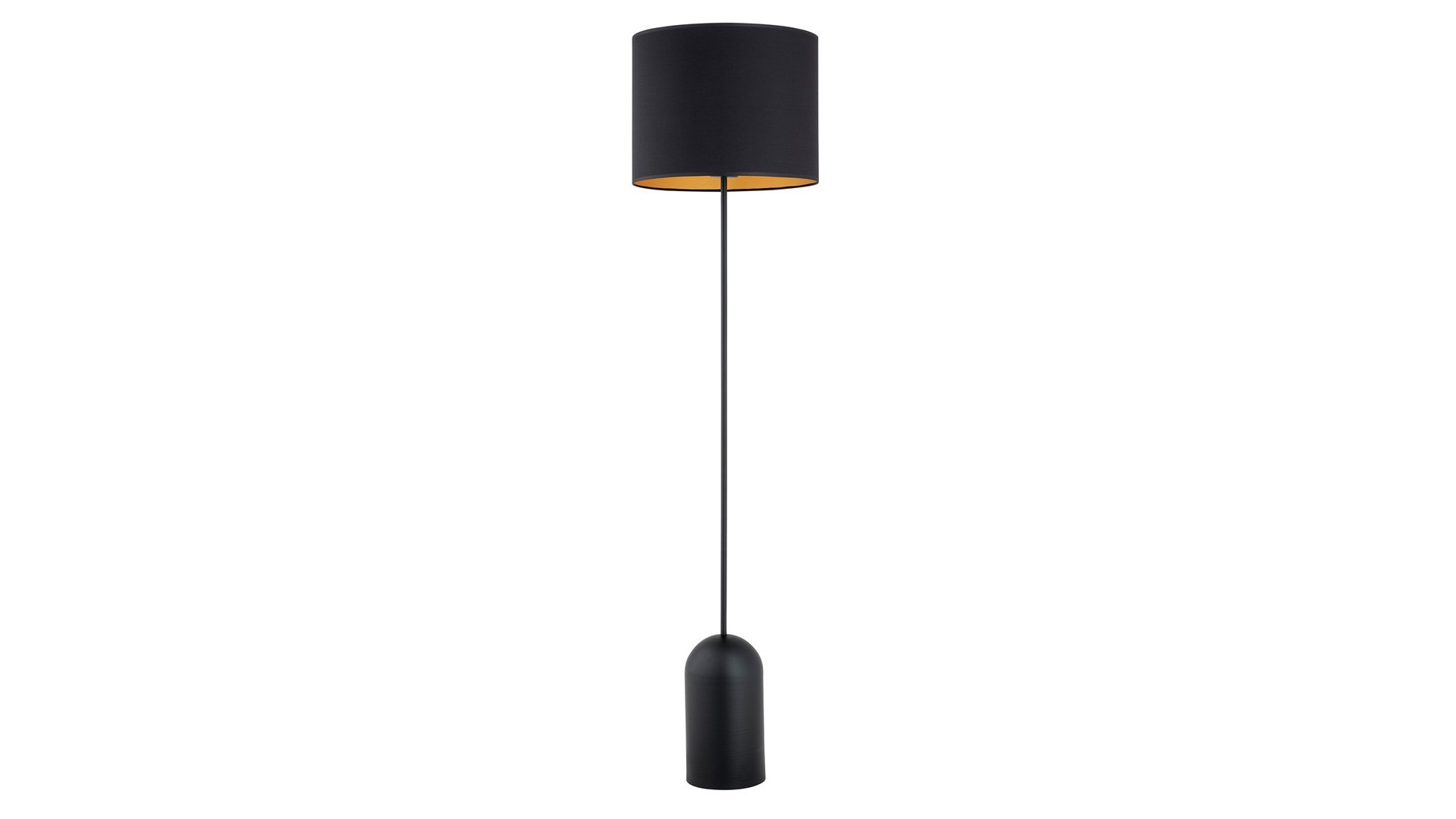 LAMPA PODŁOGOWA STOJĄCA ASPEN LP1 CZARNA/ZŁOTA EMIBIG