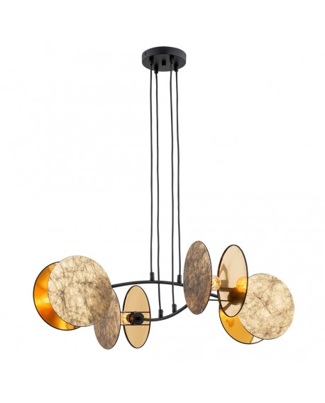 LAMPA WISZĄCA MOTIF 4 ZŁOTA EMIBIG