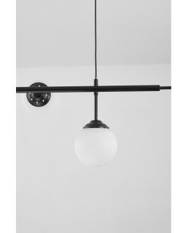 LAMPA WISZĄCA SUFITOWA NOWOCZESNA CZARNA FINO W6