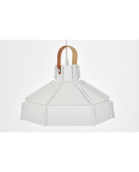 LAMPA WISZĄCA SUFITOWA LOFT BIAŁA DONA W1 LUMINA DECO