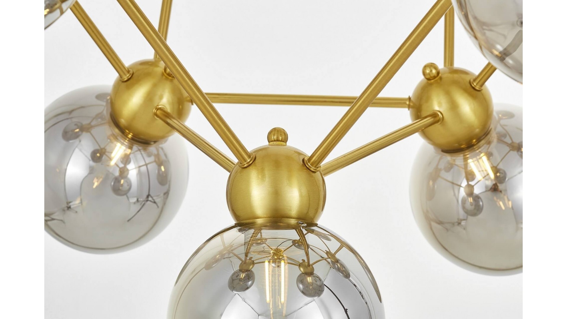 LAMPA WISZĄCA NOWOCZESNA ZŁOTO SZCZOTKOWANE ZODIAK NEO LUMINA DECO