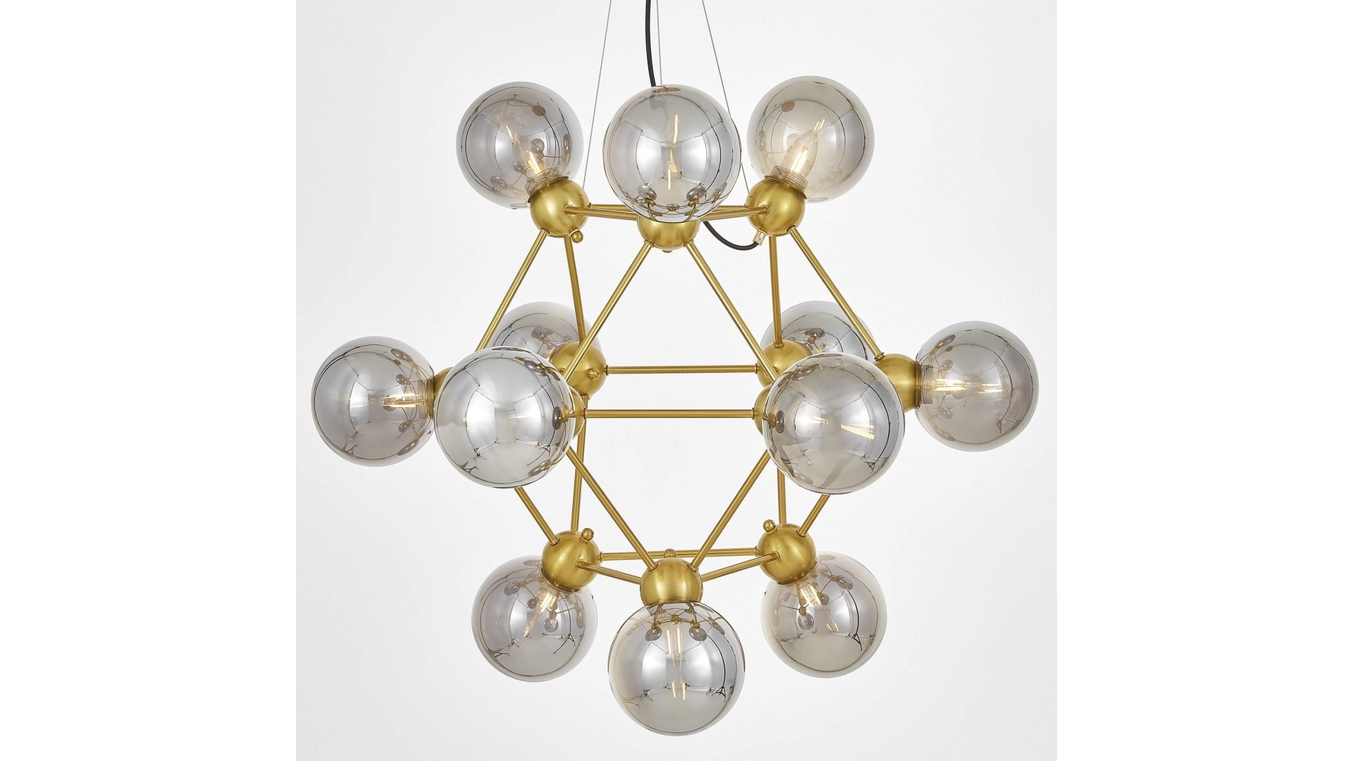LAMPA WISZĄCA NOWOCZESNA ZŁOTO SZCZOTKOWANE ZODIAK NEO LUMINA DECO
