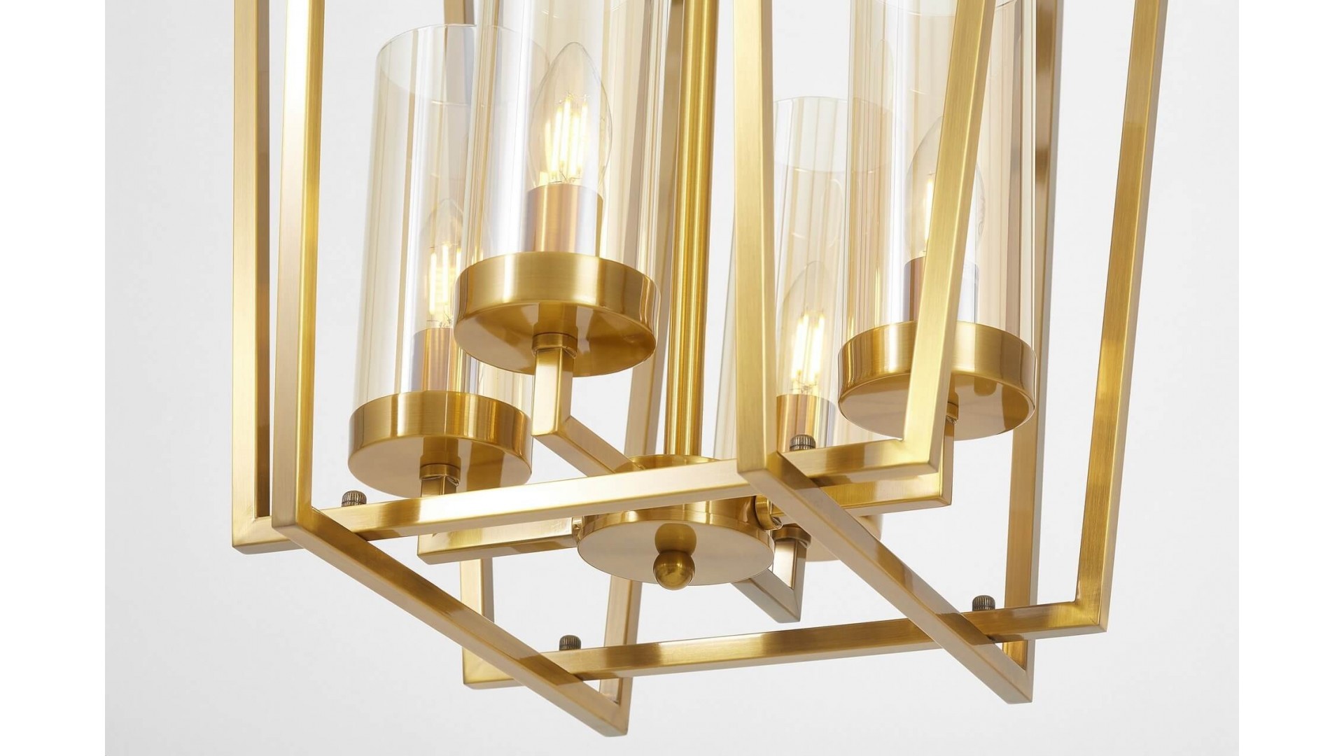 LAMPA WISZĄCA NOWOCZESNA ZŁOTA ARES W4 LUMINA DECO