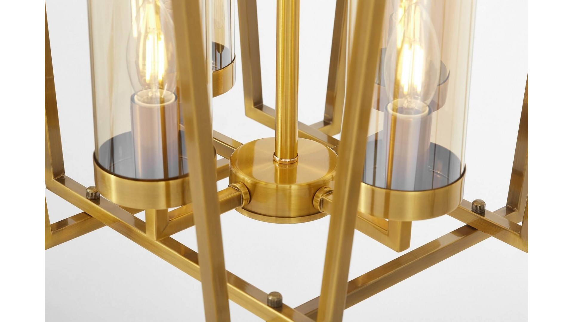 LAMPA WISZĄCA NOWOCZESNA ZŁOTA ARES W4 LUMINA DECO