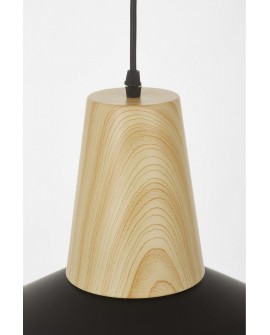 LAMPA WISZĄCA LOFT CZARNA ZOLI W1 LUMINA DECO