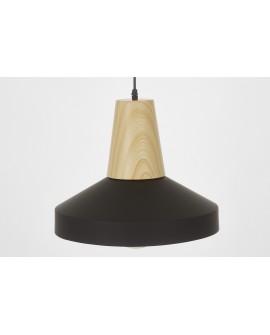 LAMPA WISZĄCA LOFT CZARNA ZOLI W1 LUMINA DECO