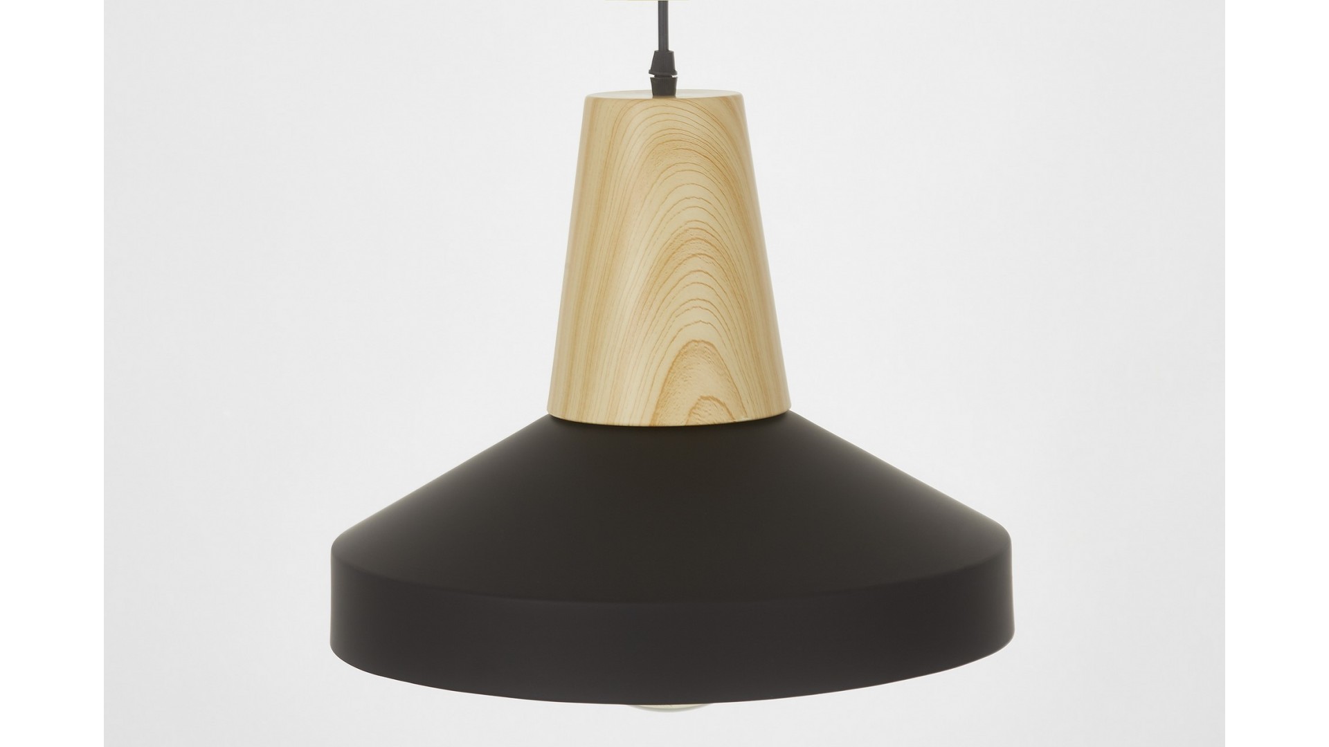 LAMPA WISZĄCA LOFT CZARNA ZOLI W1 LUMINA DECO
