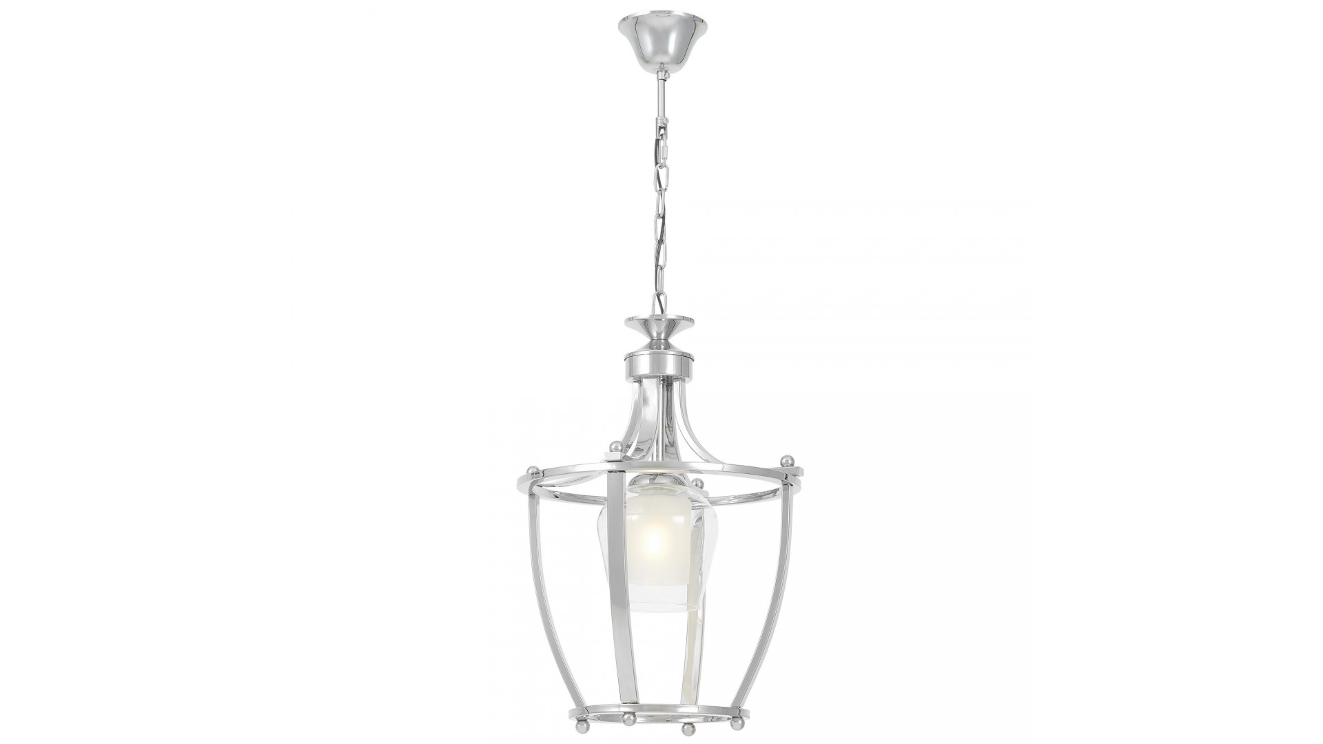 LAMPA WISZĄCA NOWOCZESNA LOFT CHROMOWANA BROOKLYN L1 LUMINA DECO