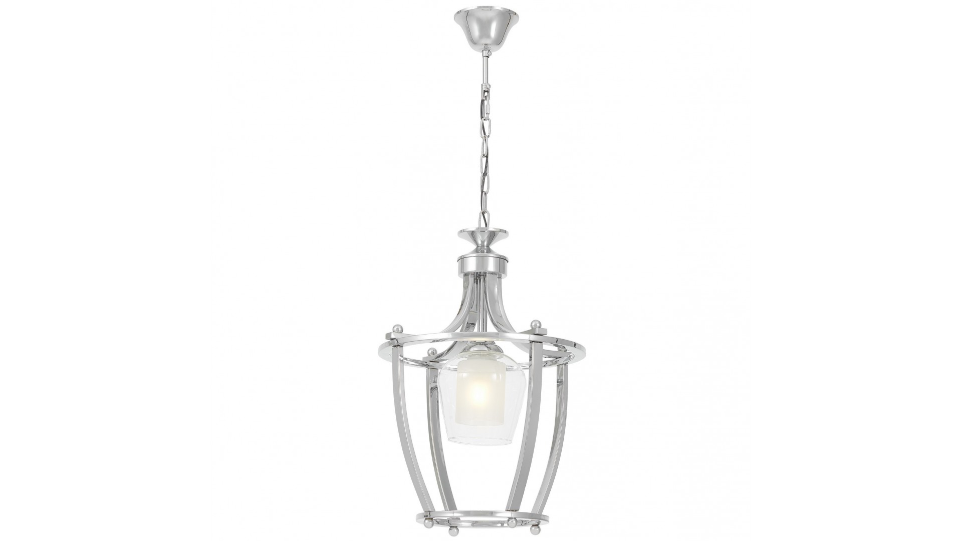 LAMPA WISZĄCA NOWOCZESNA LOFT CHROMOWANA BROOKLYN L1 LUMINA DECO