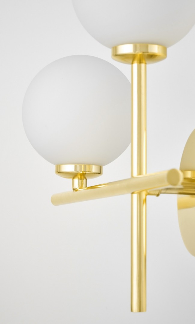 LAMPA ŚCIENNA KINKIET NOWOCZESNY KLASYCZNY ZŁOTY MARSIADA NEO LT LUMINA DECO