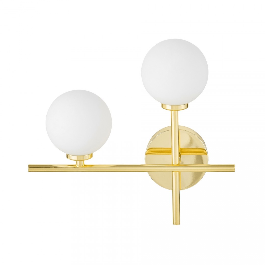 LAMPA ŚCIENNA KINKIET NOWOCZESNY KLASYCZNY ZŁOTY MARSIADA NEO LT LUMINA DECO