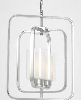 LAMPA WISZĄCA LOFT CHROMOWANA CHICAGO W2 LUMINA DECO