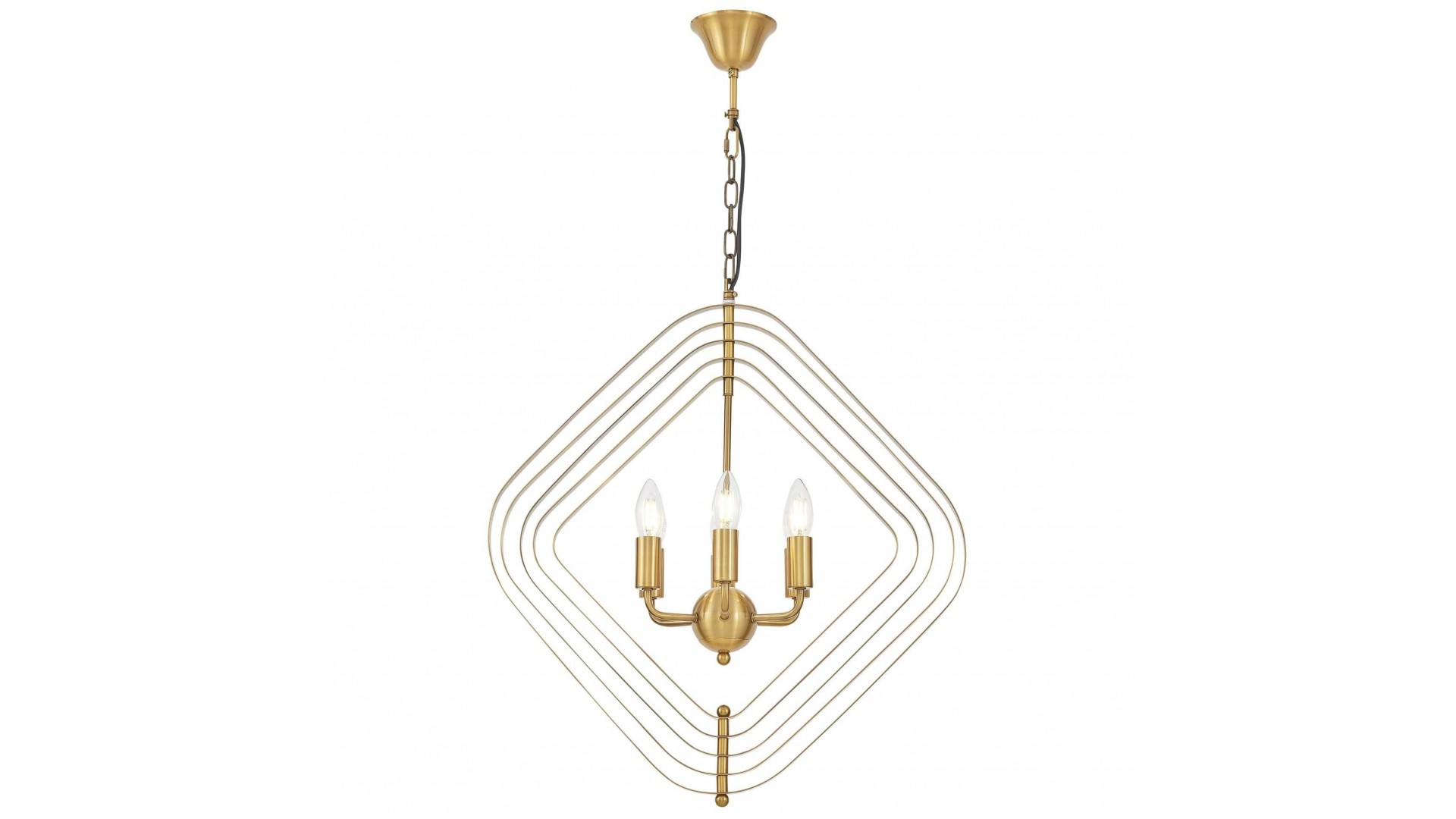 LAMPA WISZĄCA NOWOCZESNA ZŁOTO SZCZOTKOWANE ZEWA W6 LUMINA DECO