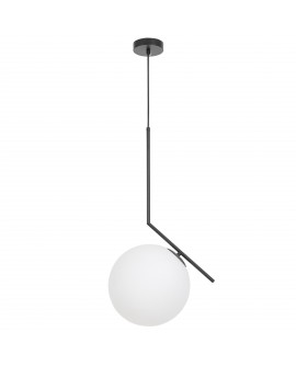 NOWOCZESNA LAMPA WISZĄCA CZARNA SORENTO D25 LUMINA DECO