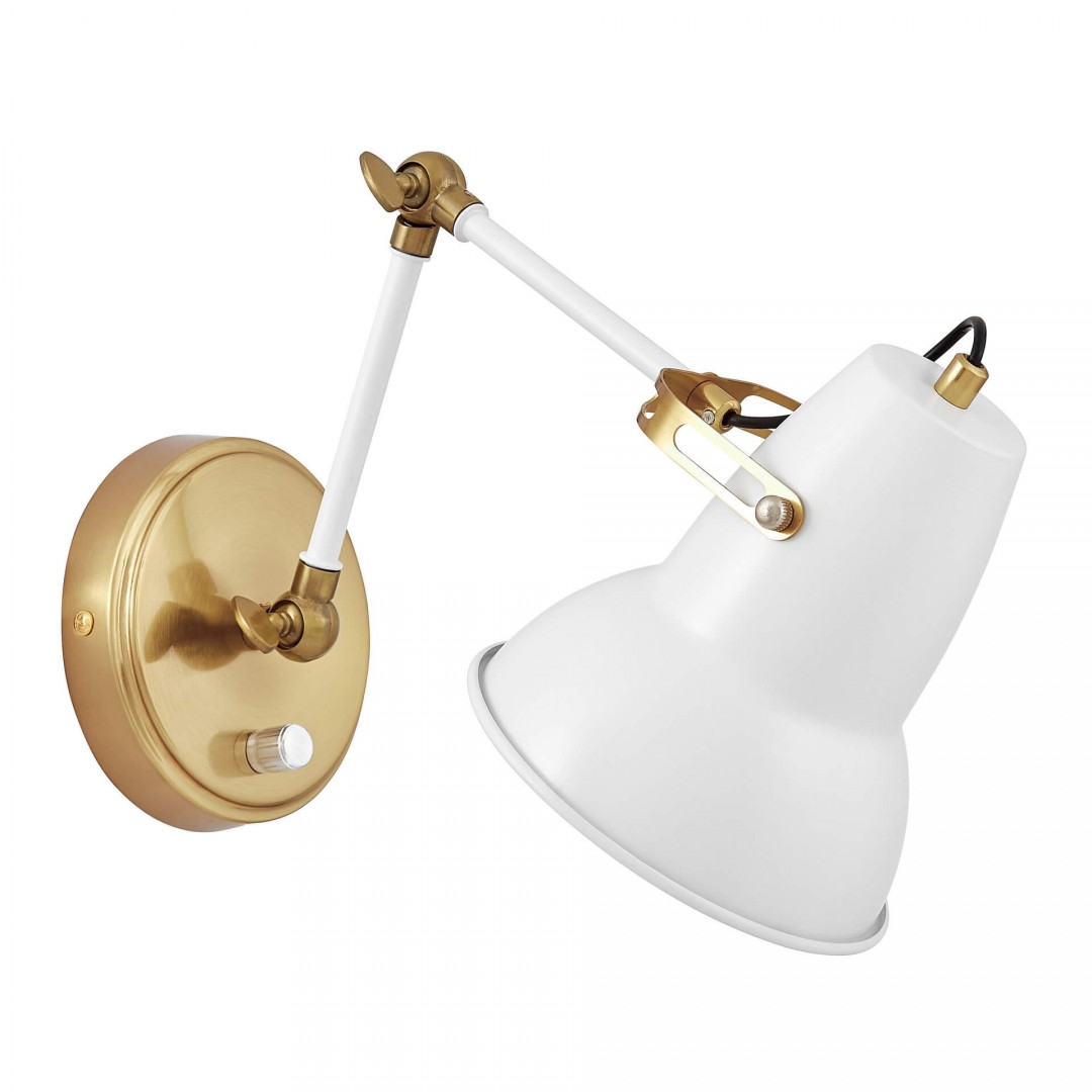 KINKIET LAMPA ŚCIENNA NOWOCZESNA BIAŁA BONA W2 LUMINA DECO