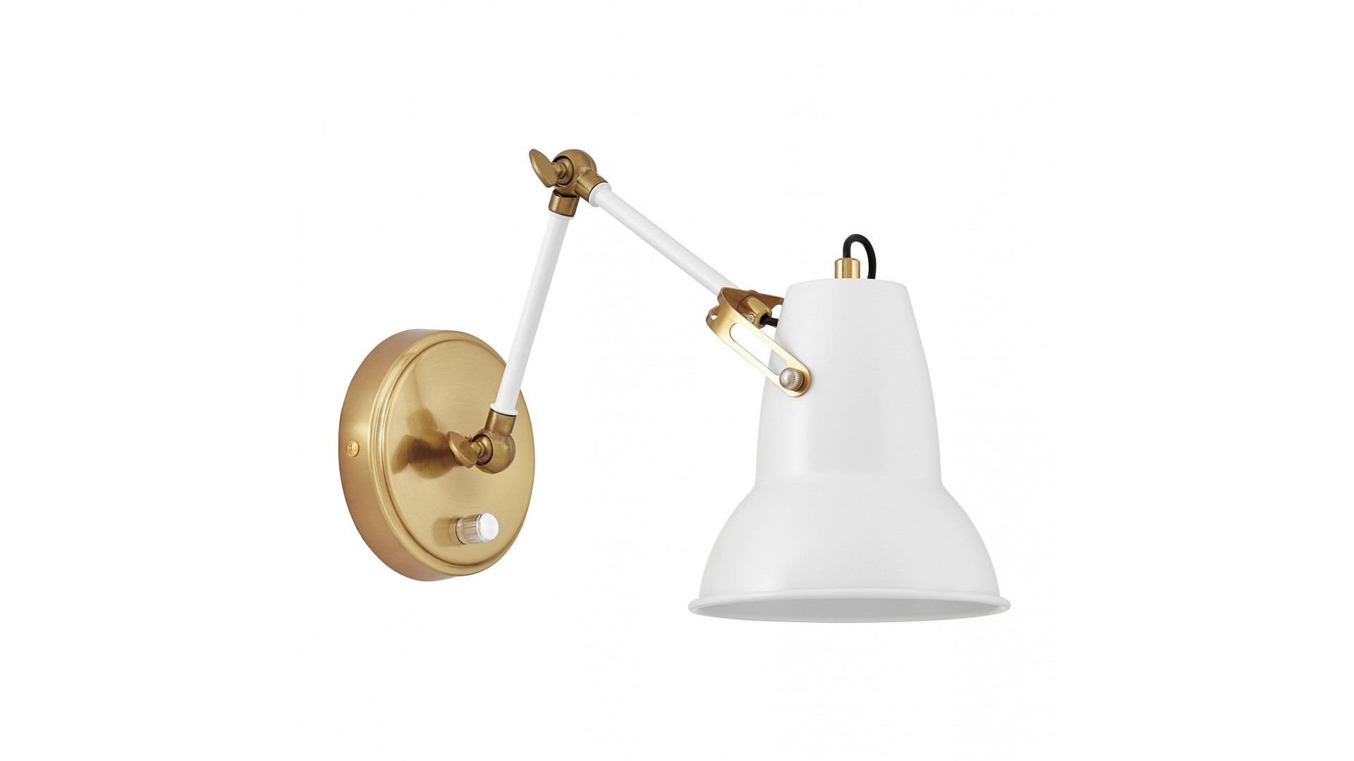 KINKIET LAMPA ŚCIENNA NOWOCZESNA BIAŁA BONA W2 LUMINA DECO
