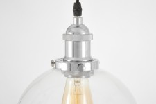 LAMPA WISZĄCA LOFT CHROMOWANA NAVARRO W1 LUMINA DECO