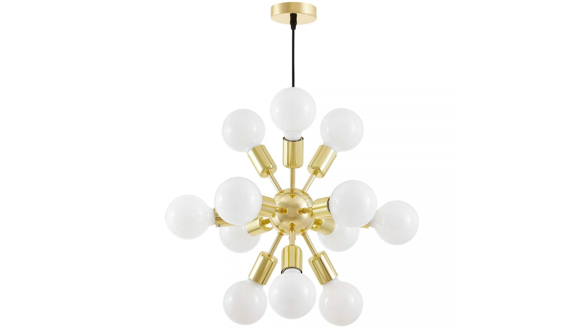NOWOCZESNA LAMPA SUFITOWA WISZĄCA ZŁOTO KLASYCZNE NOVA W12