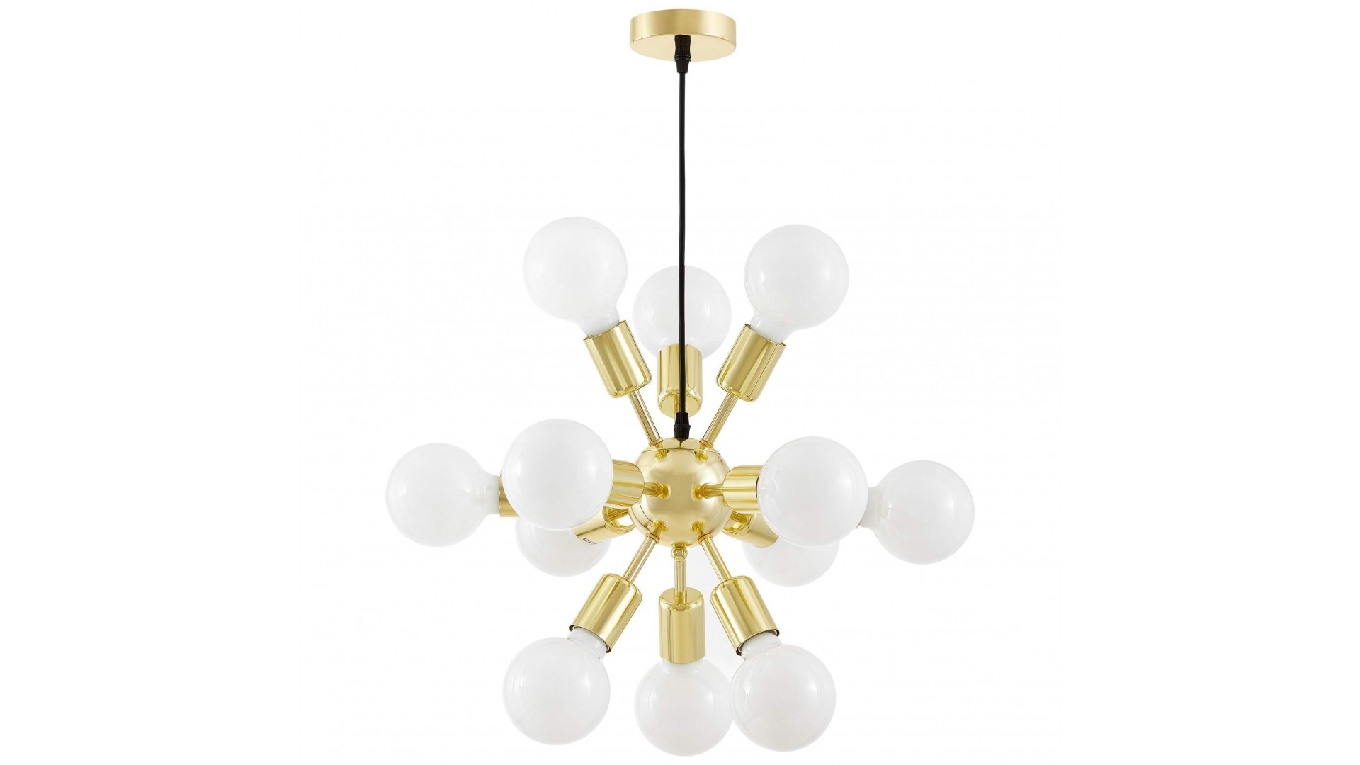 NOWOCZESNA LAMPA SUFITOWA WISZĄCA ZŁOTO KLASYCZNE NOVA W12