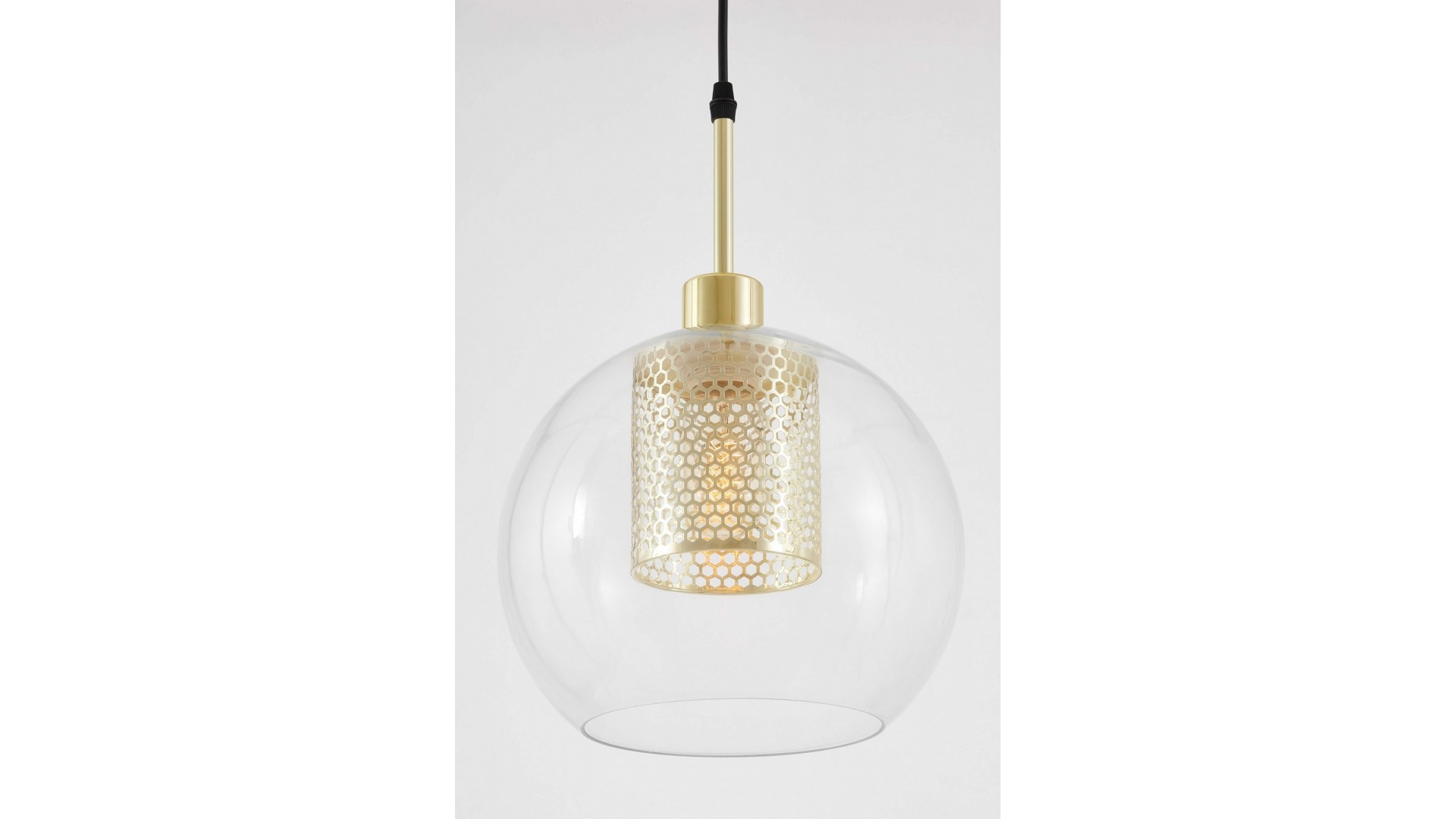 NOWOCZESNA LAMPA WISZĄCA ZŁOTO KLASYCZNE NET W1