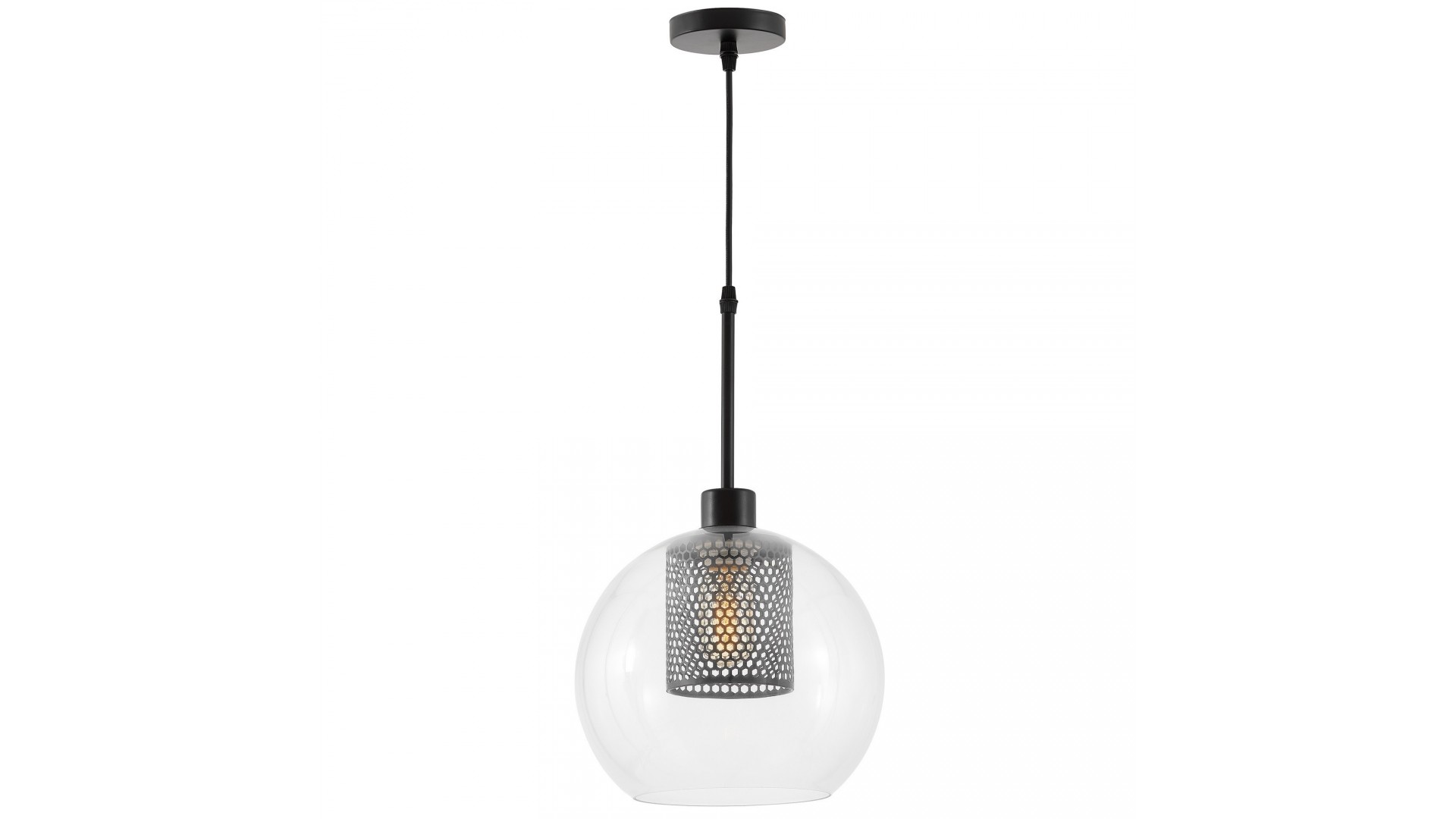 LAMPA WISZĄCA NOWOCZESNA CZARNA NET W1