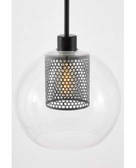 NOWOCZESNA LAMPA WISZĄCA CZARNA NET W1