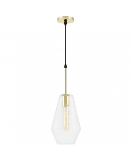 NOWOCZESNA LAMPA WISZĄCA KLASYCZNE ZŁOTO SHARD W1 LUMINA DECO