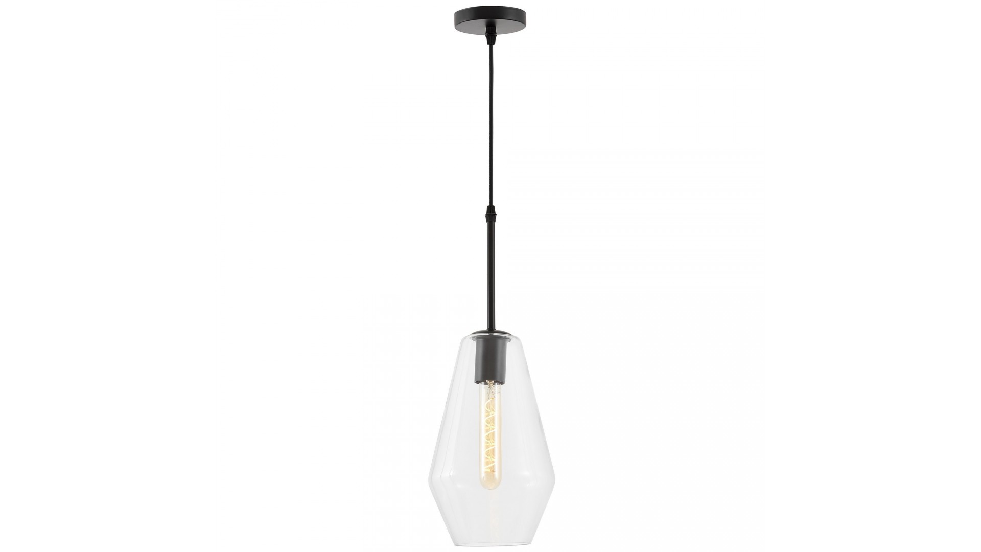 LAMPA WISZĄCA NOWOCZESNA CZARNA SHARD W1