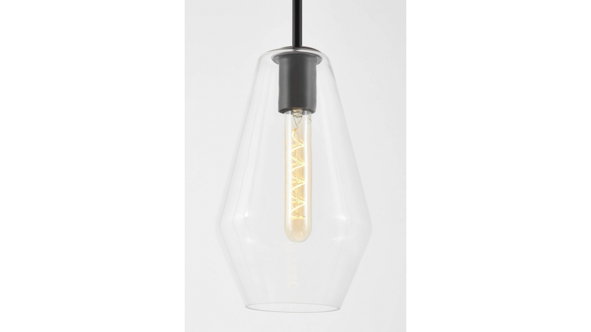 LAMPA WISZĄCA NOWOCZESNA CZARNA SHARD W1
