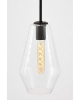 NOWOCZESNA LAMPA WISZĄCA CZARNA SHARD W1