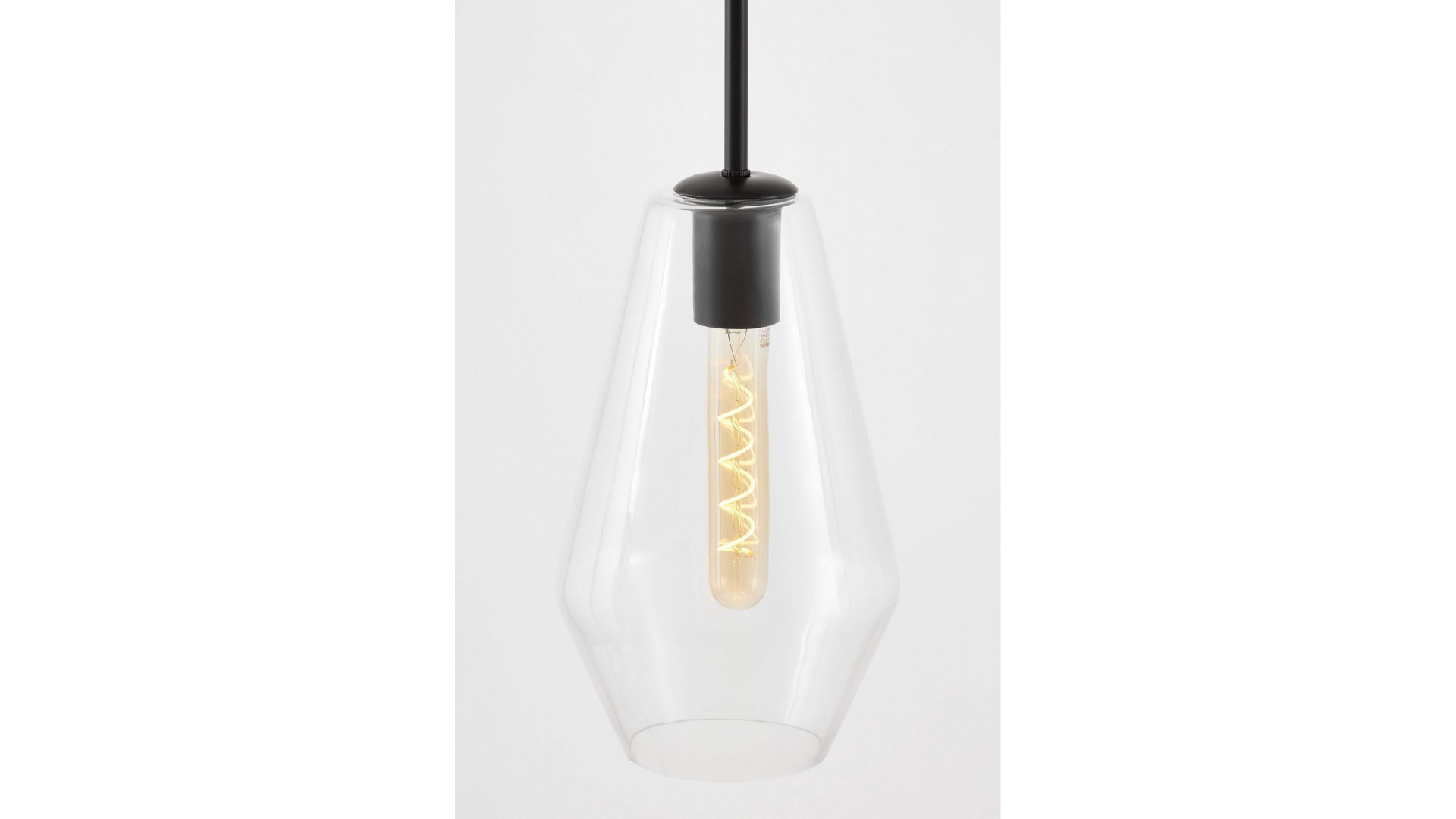 LAMPA WISZĄCA NOWOCZESNA CZARNA SHARD W1