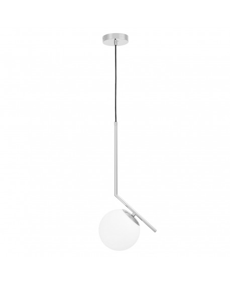 NOWOCZESNA LAMPA WISZĄCA CHROMOWANA SORENTO D15 LUMINA DECO